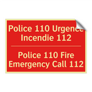 Police 110 Urgence Incendie 112 /.../ - Police 110 Fire Emergency Call /.../