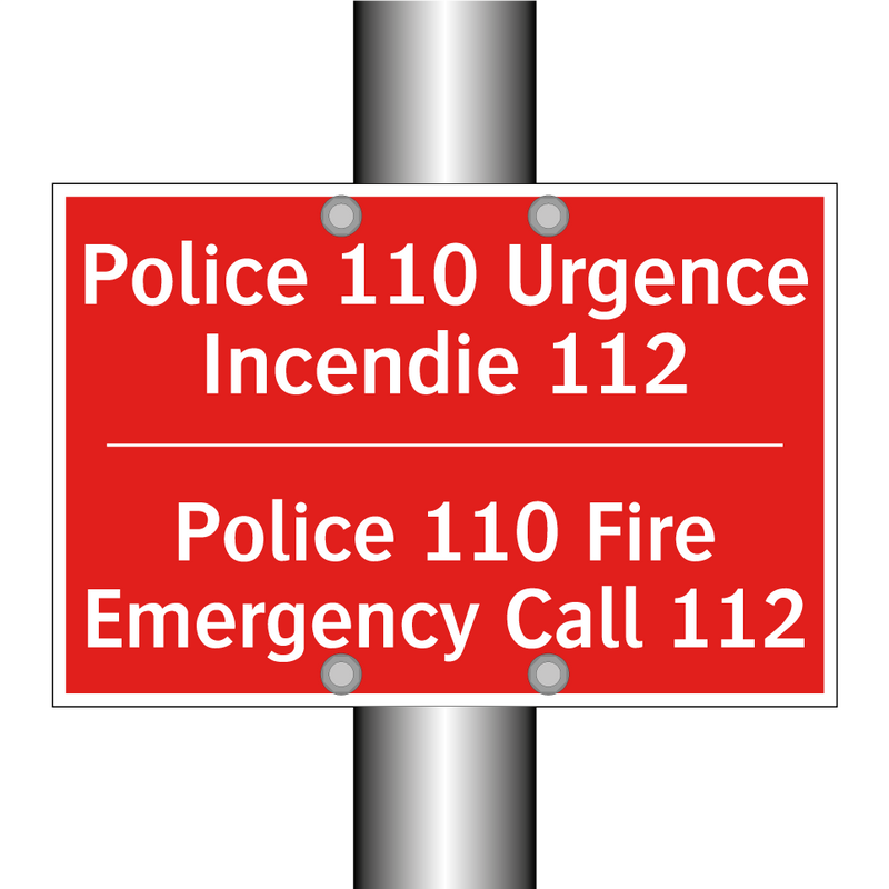 Police 110 Urgence Incendie 112 /.../ - Police 110 Fire Emergency Call /.../