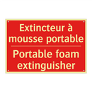 Extincteur à mousse portable - Portable foam extinguisher