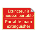 Extincteur à mousse portable - Portable foam extinguisher