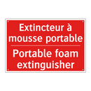 Extincteur à mousse portable - Portable foam extinguisher