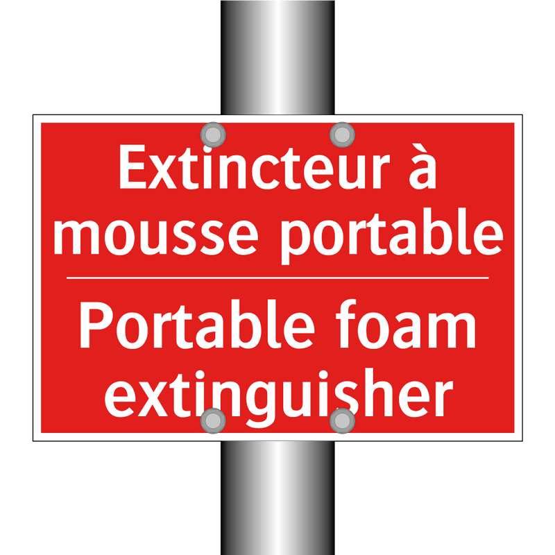 Extincteur à mousse portable - Portable foam extinguisher