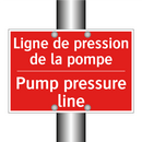 Ligne de pression de la pompe - Pump pressure line