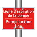 Ligne d'aspiration de la pompe - Pump suction line