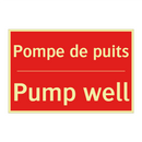 Pompe de puits - Pump well
