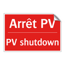 Arrêt PV - PV shutdown