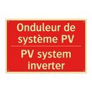 Onduleur de système PV - PV system inverter