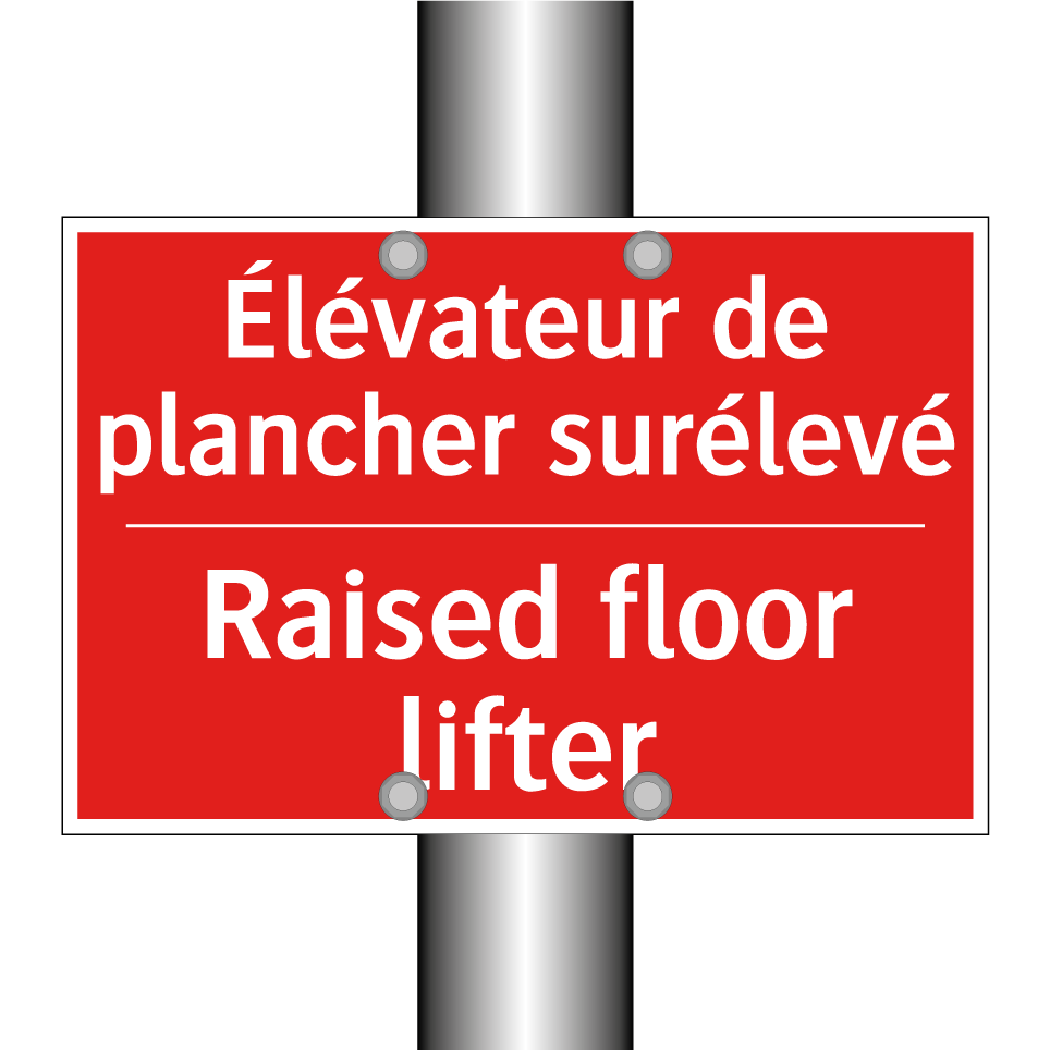Élévateur de plancher surélevé - Raised floor lifter