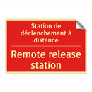 Station de déclenchement à distance /.../ - Remote release station