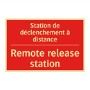 Station de déclenchement à distance /.../ - Remote release station