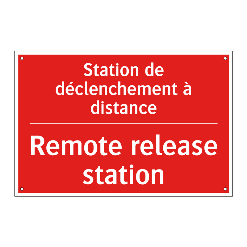 Station de déclenchement à distance /.../ - Remote release station