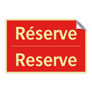 Réserve - Reserve