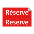 Réserve - Reserve