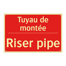 Tuyau de montée - Riser pipe