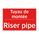 Tuyau de montée - Riser pipe
