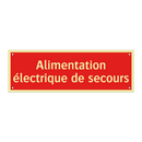Alimentation électrique de secours