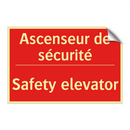Ascenseur de sécurité - Safety elevator