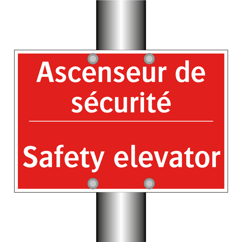 Ascenseur de sécurité - Safety elevator
