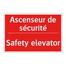 Ascenseur de sécurité - Safety elevator