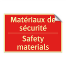 Matériaux de sécurité - Safety materials