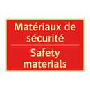 Matériaux de sécurité - Safety materials