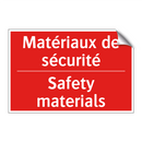 Matériaux de sécurité - Safety materials