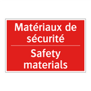 Matériaux de sécurité - Safety materials