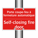 Porte coupe-feu à fermeture automatique /.../ - Self-closing fire door