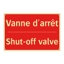 Vanne d'arrêt - Shut-off valve