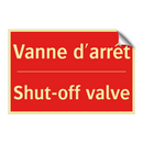 Vanne d'arrêt - Shut-off valve