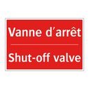 Vanne d'arrêt - Shut-off valve
