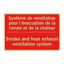 Système de ventilation pour l'évacuation /.../ - Smoke and heat exhaust ventilation /.../