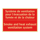 Système de ventilation pour l'évacuation /.../ - Smoke and heat exhaust ventilation /.../