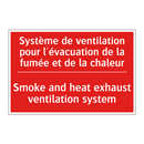 Système de ventilation pour l'évacuation /.../ - Smoke and heat exhaust ventilation /.../
