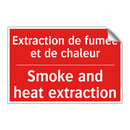 Extraction de fumée et de chaleur /.../ - Smoke and heat extraction