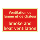Ventilation de fumée et de chaleur /.../ - Smoke and heat ventilation