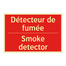 Détecteur de fumée - Smoke detector
