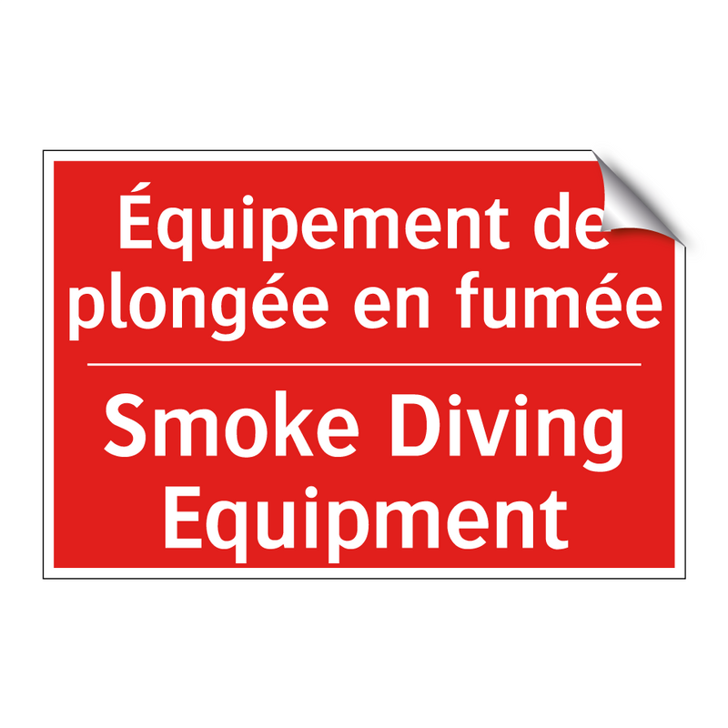 Équipement de plongée en fumée - Smoke Diving Equipment
