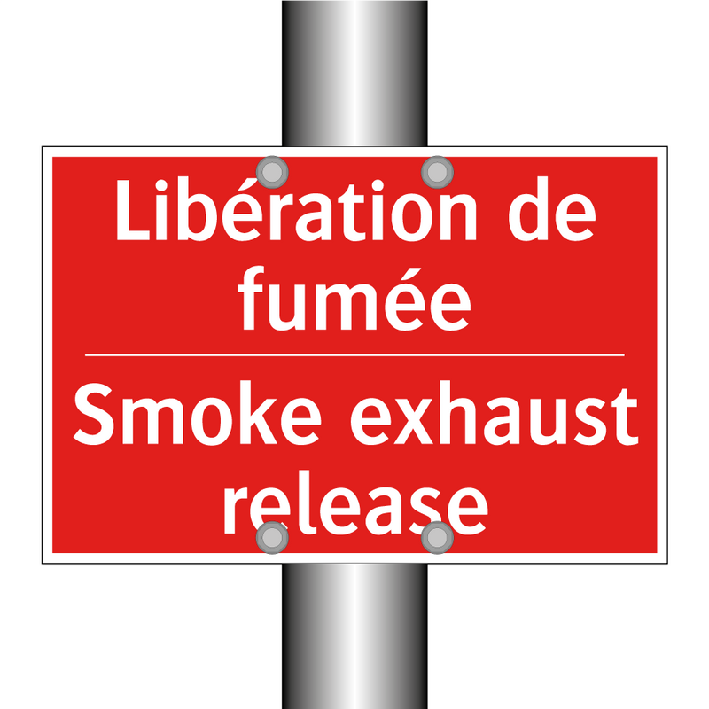 Libération de fumée - Smoke exhaust release