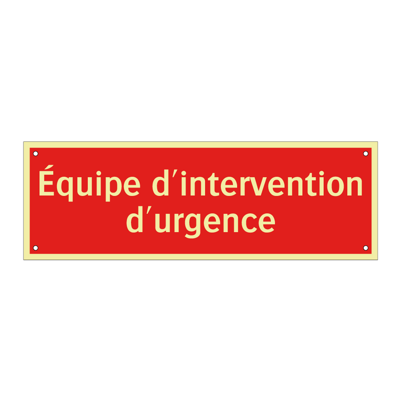 Équipe d'intervention d'urgence