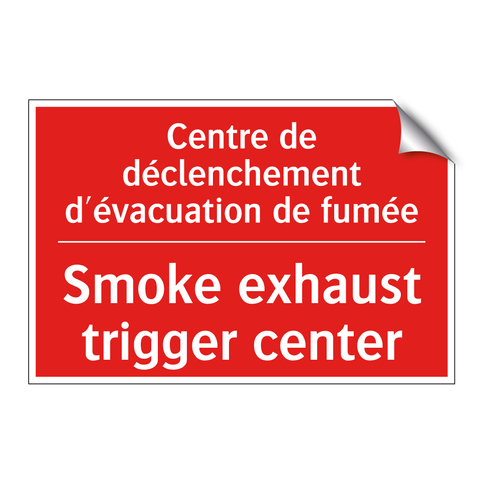 Centre de déclenchement d'évacuation /.../ - Smoke exhaust trigger center