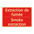 Extraction de fumée - Smoke extraction