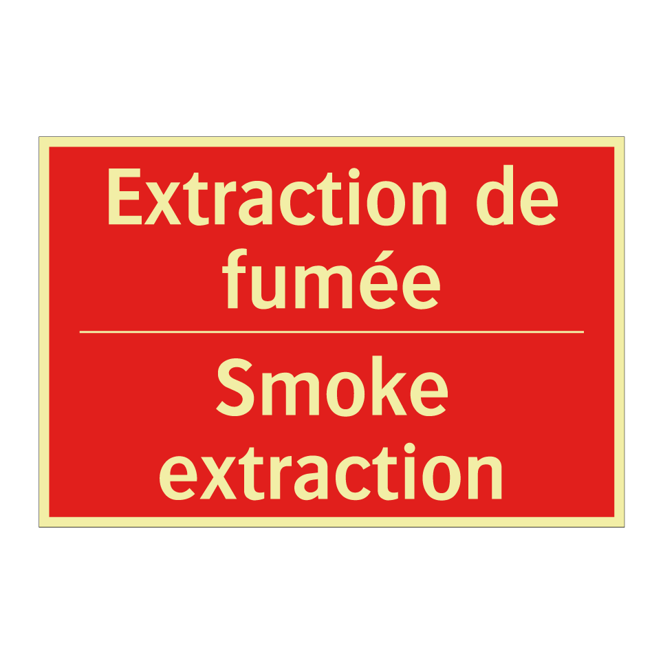 Extraction de fumée - Smoke extraction