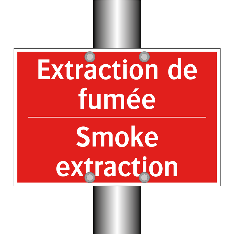 Extraction de fumée - Smoke extraction