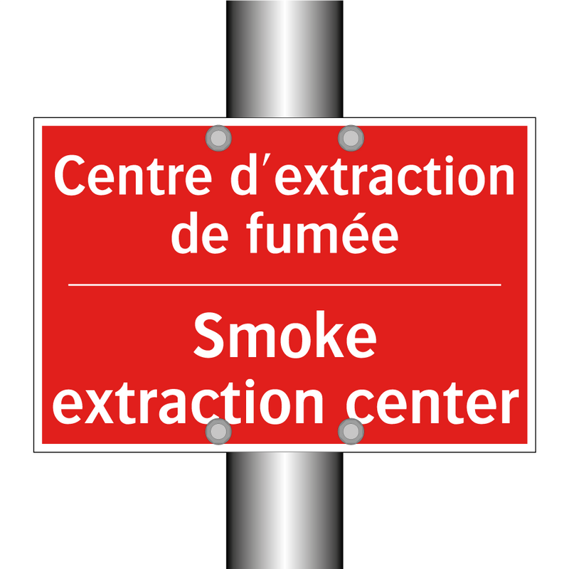 Centre d'extraction de fumée - Smoke extraction center