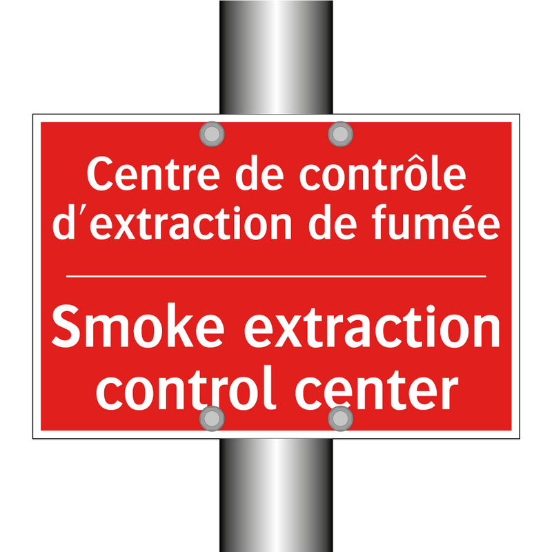 Centre de contrôle d'extraction /.../ - Smoke extraction control center /.../