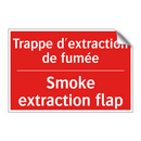 Trappe d'extraction de fumée - Smoke extraction flap