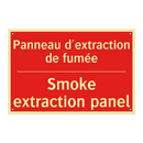 Panneau d'extraction de fumée - Smoke extraction panel