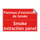 Panneau d'extraction de fumée - Smoke extraction panel