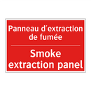 Panneau d'extraction de fumée - Smoke extraction panel